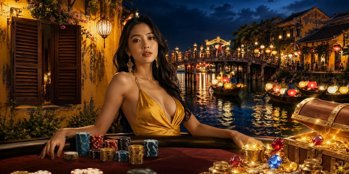 Người chơi trải nghiệm slot game tại Hội An với thiết bị di động