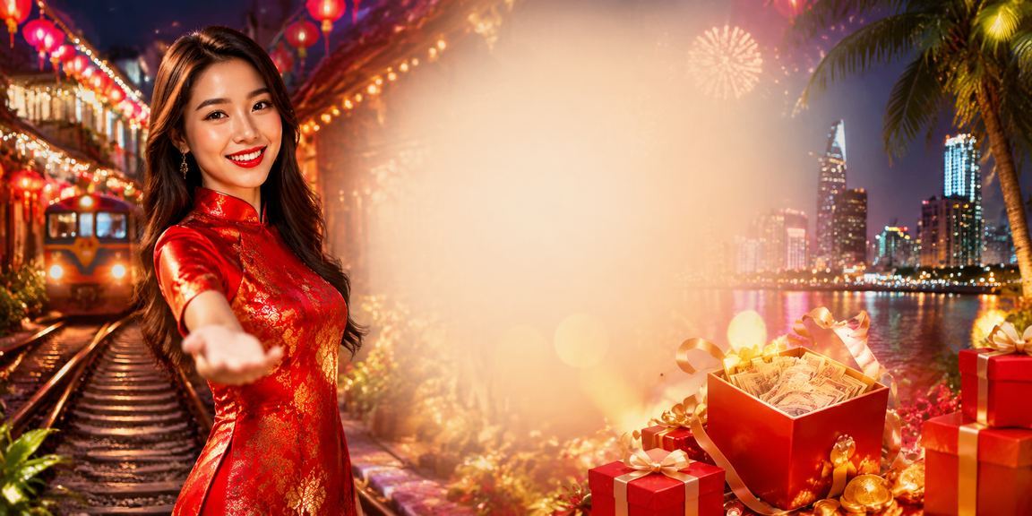 Đường phố Sài Gòn về đêm với ánh đèn neon sôi động bên cạnh màn hình cá cược thể thao